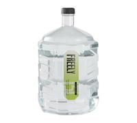 Contenitore per Liquidi con Rubinetto Recipiente Acqua Octagonale in Policarbonato Alimentare con Manico Integrato E Tappo Filettato per Bar, 15 Litri