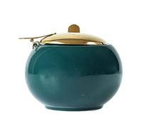 contenitore per lo zucchero, Barattoli for spezie, zuccheriera colorata con coperchio dorato, barattolo for spezie contenitore for zucchero 10x8 cm, barattolo for condimenti for sale zucchero, baratto