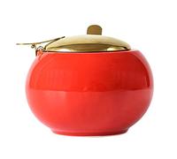 contenitore per lo zucchero, Barattoli for spezie, zuccheriera colorata con coperchio dorato, barattolo for spezie contenitore for zucchero 10x8 cm, barattolo for condimenti for sale zucchero, baratto