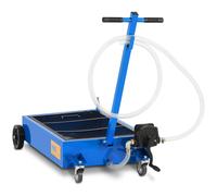 MSW Contenitore Olio Esaustro Mobile Vaschetta Olio Motore MSW-WOT-50 (55 Litri, 20 l/min, con Copertura a griglia)