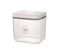 Contenitore per l'organizzazione domestica, 2,8/4,5/5,5 l con coperchio a pressione, mantiene il contenuto asciutto e facilmente accessibile nell'uso quotidiano (4,5 l)