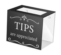 Contenitore per mance in acrilico per la raccolta fondi, il voto dei