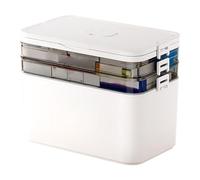 Contenitore per medicinali, da viaggio, per pillole, organizer trasparente per medicine, dormitorio universitario, studenti, casa, per integratori quotidiani, per organizzare viaggi, campeggio