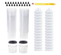 Contenitore per miscelazione della vernice automobilistica, misurazione accurata e design a prova di perdite per spruzzi, spruzzatore di vernice, tazza di miscelazione con scala di misurazione