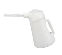 Contenitore per misurazione dell'olio, dispenser per auto, serbatoio motore con tappi e beccuccio flessibile per cambio auto, serbatoio dell'olio ergonomico