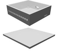 Contenitore per Modulo Relay ESP 4 Canali Scheda 4x Relè Housing Case Kit
