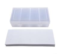 Contenitore per monete con rivestimento in schiuma regolabile, per capsule da 20-40 mm, organizer trasparente per PC con 60 supporti e distanziatori, per una raccolta sicura (bianco)