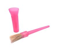 Contenitore per olio di zoccolo, pennello per zoccoli, con tappo per la cura degli zoccoli, colore rosa