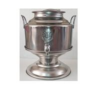 BIDONE CONTENITORE ACCIAIO INOX PER OLIO BELVIVERE LT.5 CON PIEDISTALLO INOX