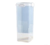 Contenitore per pane in stile cassetto, in plastica robusta, per tenere saldamente il pane a fette e per toast senza esposizione all'aria (C)