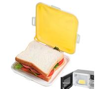 Contenitore per panini per adulti - Contenitore sano e a prova di perdite per alimenti | Contenitore per il pranzo portatile per macedonia, pane e snack, adatto al microonde