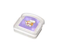 Contenitore per Panini Riutilizzabile Contenitore per Alimenti Sigillato Scatola per Pane Trasparente Scatola per Panini per Toast Portatile per