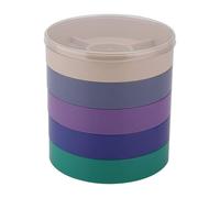 Contenitore per parti orologi: supporto cilindrico Abs, organizzatore di scomparti, attrezzi per orologi per componenti a vite, parti hardware | contenitore per attrezzi di riparazione orologiai