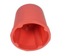 Contenitore per Patate in Plastica Rosso a Due Livelli 29x29x25,5cm | Design a Doppio Livello Fondo Scanalato, per Ortaggi a Radice e Spazi Ridotti, Finitura Liscia