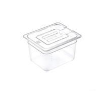 Contenitore per per sous per vide 6L PC Riutilizzabile con Coperchio(11L) | Materiale PC per sicuro, riutilizzabile, lavabile, temperatura -40°C a 100°C, per ideale cottura lunga