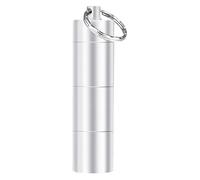 Contenitore Per Pillole - Dispenser In Alluminio Multiscomparto Impermeabile | Organizzatore Di Integratori Per Scatole Di Pillole Portatili | Custodia Vitaminica Da Viaggio Sicura Per Integratori Uff