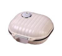 Contenitore per pillole - Organizzatore di pillole portatile, supporto per medicinali compatti | Casella per pilole da viaggio, archivio integratore settimanale | Distributore di vitamina giornaliero