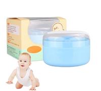 Contenitore Per Piumini Da - Barattolo Per Piumino | Porta Applicatore con Spugna per Viaggio e Cura Quotidiana a Casa Bagno Viso Bambino