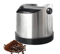 Contenitore per portafiltro, accessorio per portafiltro, in acciaio inox, contenitore per caffè espresso, per raccogliere e riciclare i fondi di caffè