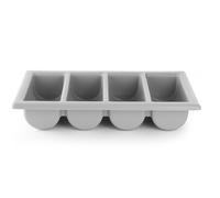 Contenitore per posate GN 1/1, set da 4 pezzi, grigio - Hendi 552308