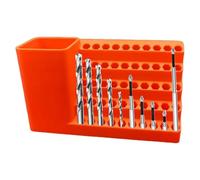 Contenitore per punte di cacciavite, organizer per punte, blocco slot per il posizionamento del conducente, supporto stabile con foro di inserimento, attrezzatura da sartiame, vassoio per componenti