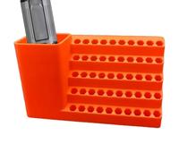 Contenitore per punte per cacciaviti, robusto organizer per punte, supporto antiscivolo per utensili elettrici, su piastra forata per officina, armadio, capanno e