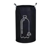Contenitore per raccolta differenziata da cucina, pieghevole, 82 litri | Pattumiera per riciclaggio con manico in alluminio, per dormitorio, sotto il lavello, bagno