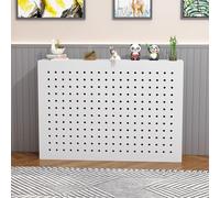 Contenitore Per Radiatore A Tre Lati, Contenitore Con Tubi Di Ventilazione Rotondi Perforati, I Pannelli Laterali Possono Essere Installati A Sinistra O A Destra(60x60x15cm/23.6x23.6x5.9in)