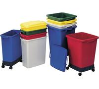 Contenitore per rifiuti e bevande 90l H600xB485xT510mm PE gelb GRAF
