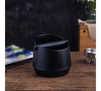 Contenitore per rifiuti in plastica ABS, progettato per la raccolta di fondi di caffè, adatto per uso domestico, bar, ristorante (nero)