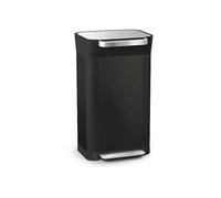Joseph Joseph Pattumiera Cucina a Pedale con Filtro Antiodore, Capacità 90 litri dopo la compattazione, Nero, 30 litri