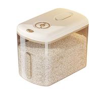 Contenitore per riso, contenitore ermetico per alimenti, grande capacità di 10 kg, design Pp, misurino incluso, dispensa da cucina domestica, contenitore compatto per riso, 32 x 24 cm