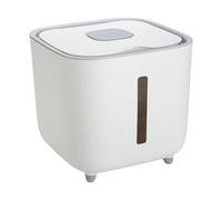 Contenitore per riso - Contenitore per riso a prova di umidità, Contenitre ermetico da 10 kg con finestra trasparente, Contnitore per farina di cereali per alimenti secchi, Dispenser per cibo per ca