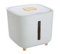 Contenitore per riso - Contenitore per riso a prova di umidità, Contenitre ermetico da 10 kg con finestra trasparente, Contnitore per farina di cereali per alimenti secchi, Dispenser per cibo per ca