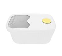 Contenitore per riso e alimenti da 22 libbre di grande capacitÃ , bianco, con finestra trasparente ermetico