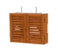 Contenitore per router WiFi, Armadio router da parete e spegni-box WiFi multicolore(Brown)