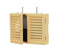 Contenitore per router WiFi, Armadio router da parete e spegni-box WiFi multicolore(Natural)