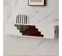 Contenitore per router WiFi, Scatola for router WiFi, mensola for montaggio a parete, organizer for cavi, multicolore, dimensioni multiple(White,80cm/31in)