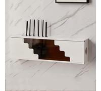 Contenitore per router WiFi, Scatola for router WiFi, mensola for montaggio a parete, organizer for cavi, multicolore, dimensioni multiple(White,70cm/27in)