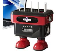 Contenitore per router WLAN, robot, da scrivania, per router | scatola di gestione dei cavi montata a parete in, protezione dalla polvere, organizer per soggiorno, camera da, studio, TV