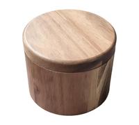 Contenitore per sale con coperchio, con coperchio girevole per mantenere la freschezza, contenitore per sale per piano di lavoro, per spezie, pepe, zucchero, cucina, pasti, casa, fattoria