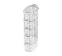 Contenitore Per Sale,Organizzatore Ermetico Trasparente - Saliera Con Coperchio - per Condimenti Domestico Cucina Pranzo Cottura Ristorante Bar All'aperto Campeggio Viaggio Picnic