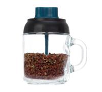 Contenitore per sale, trasparente, con coperchio e cucchiaio, forniture per la casa e il giardino per cucinare, cucinare, cucinare, cucinare, da tavolo, per esterni, bagno, casa, sale da lavoro