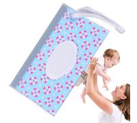 Contenitore per salviette da viaggio,contenitore per salviette ricaricabili per | Porta salviette per pannolini resistenti all'acqua | Borsa per salviette con , design in stile bohémien