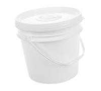 Contenitore per Salviette Ricaricabile Bianco in Plastica 5 | Secchio Vuoto con Coperchio Sicuro, per Salviette Umidificate e Wipes, Uso Famiglia e Auto