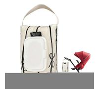 Contenitore per salviette ricaricabili, Borsa per dispenser di salviette, Organizzatore di salviette per bambini, Sacchetto di salviettine umidificate da viaggio, Elegante per salviette