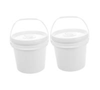 Contenitore per Salviette Umide con Coperchio 2 Pezzi, Bianco | Plastica, Grande Capacità, Uso per Bagno e Auto, per Salviette e Carta, Chiusura Sigillata