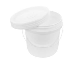 Contenitore per Salviette Umidificate Bianco 5l in Plastica, Leggero | Contenitore Riutilizzabile, Pulizia Semplice, Ordine Pratico, per Camera D'albergo e Auto