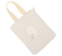 Contenitore per Salviette Umidificate da Viaggio in Cotone Beige | Riutilizzabile, Accesso Comodo e Interno Spazioso, Design Coniglietto Carino per Genitori e Ragazzo Ragazza