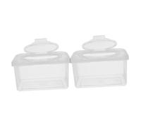 Contenitore per Salviette Wipes 2 Pezzi 1850ml in PP | Dispenser per Salviette per Nursery e Casa, Uso una Mano, Mantiene Umide e Pulite